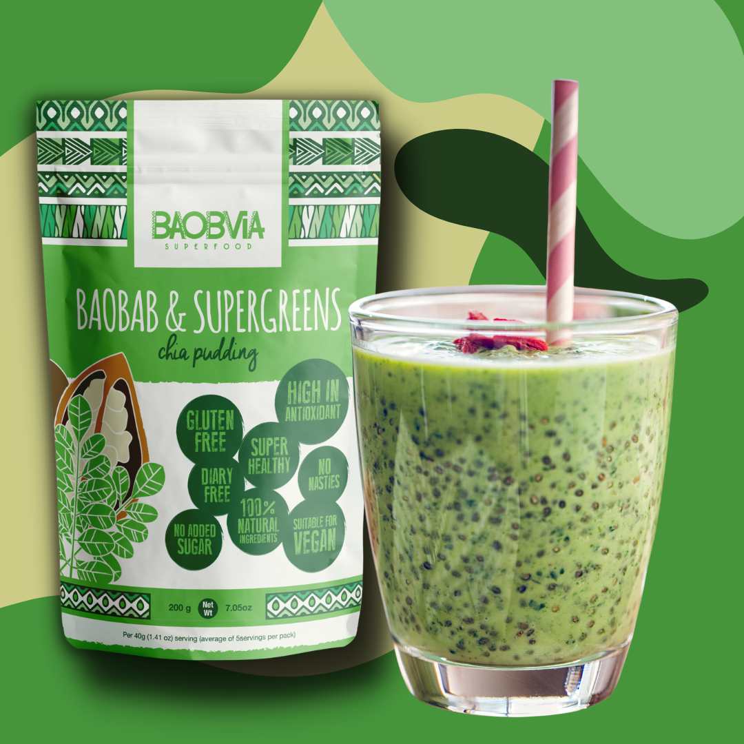 Supergreens Chia pudding