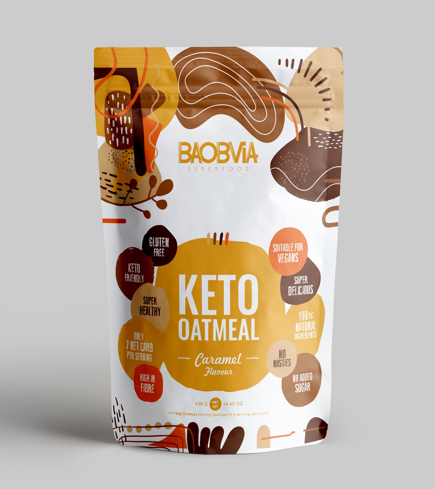 Caramel Keto Oatmeal