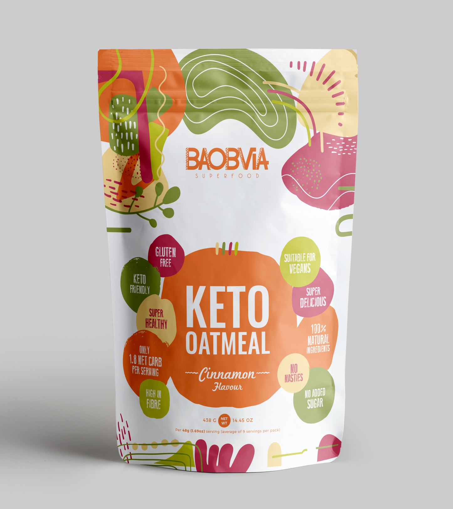 Cinnamon Keto Oatmeal