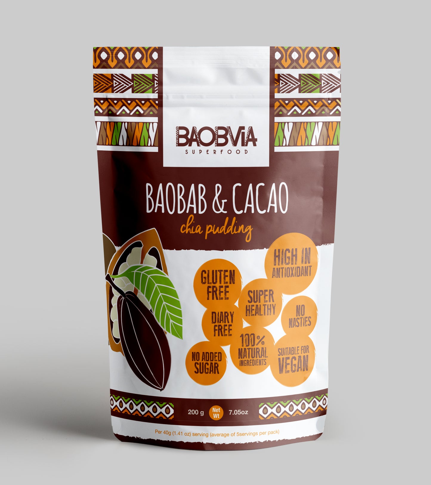 Cacao Chia Pudding